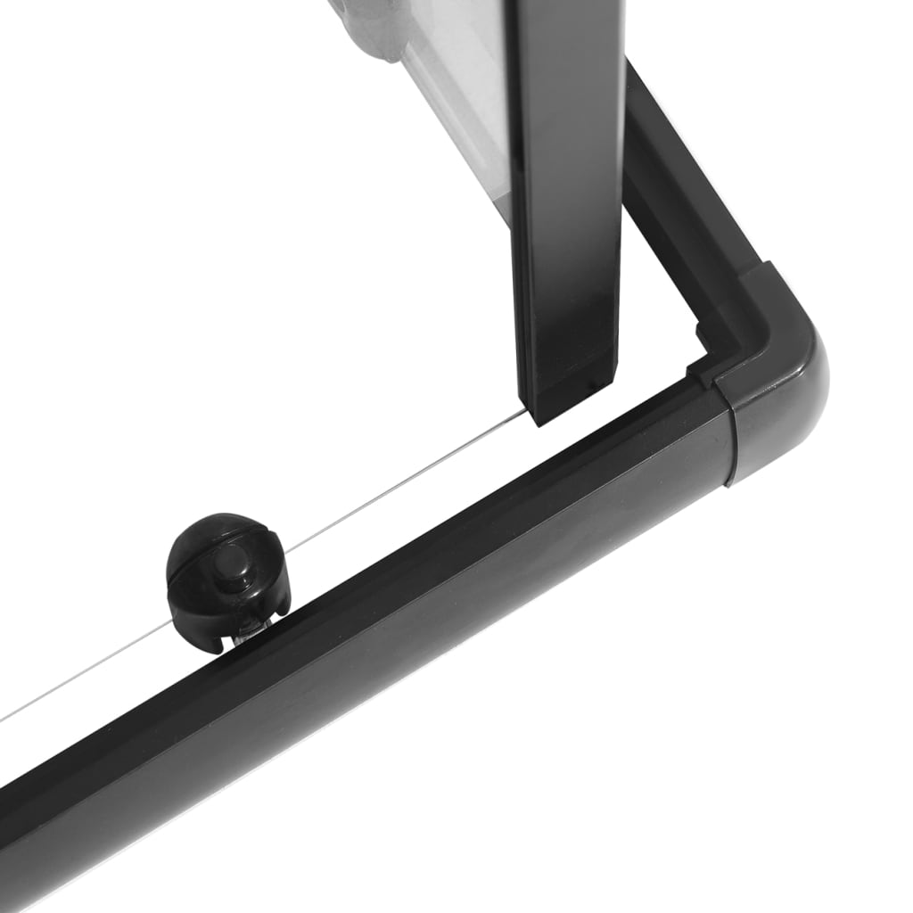 vidaXL Cabină de duș cu dungi, negru, 80x70x180 cm, ESG