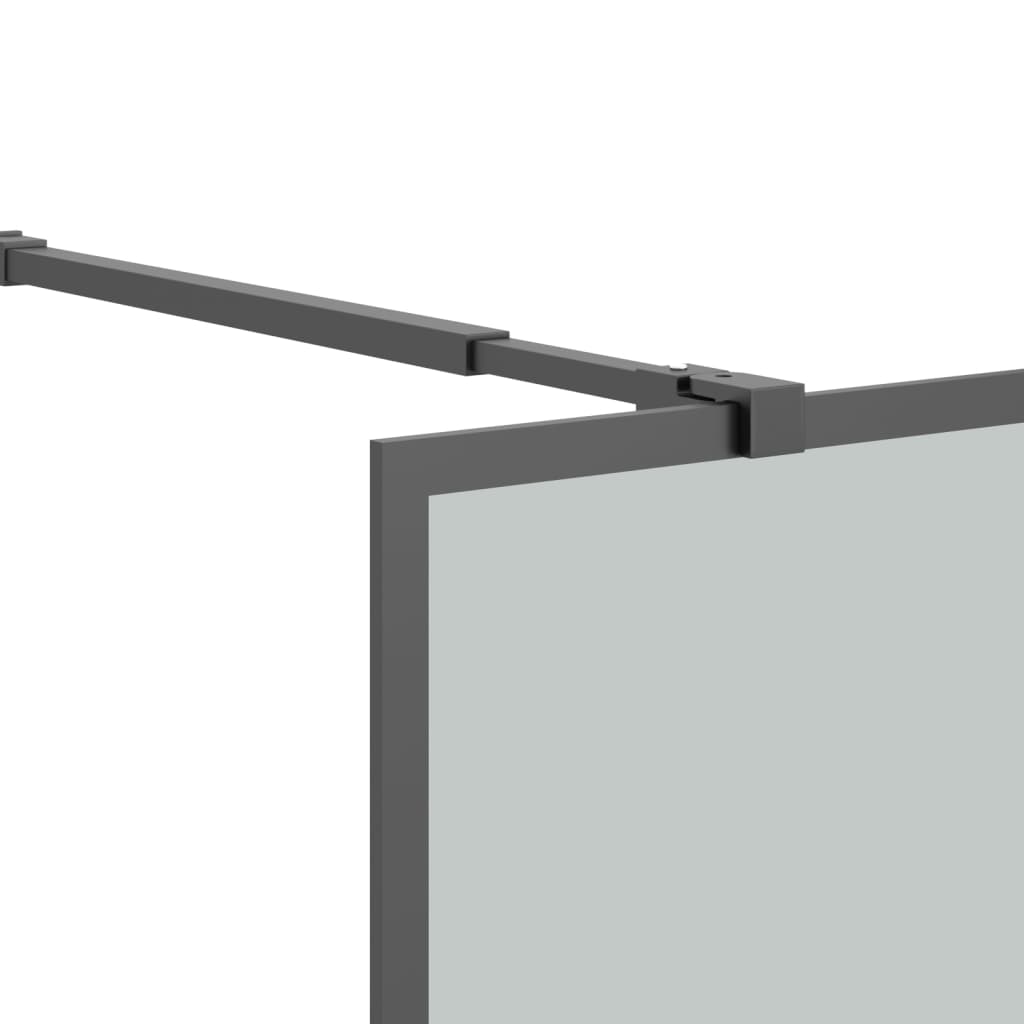vidaXL Paravan duș walk-in 80x195 cm sticlă securizată culoare închisă vidaXL Paravan duș walk-in 80x195 cm sticlă securizată culoare închisă