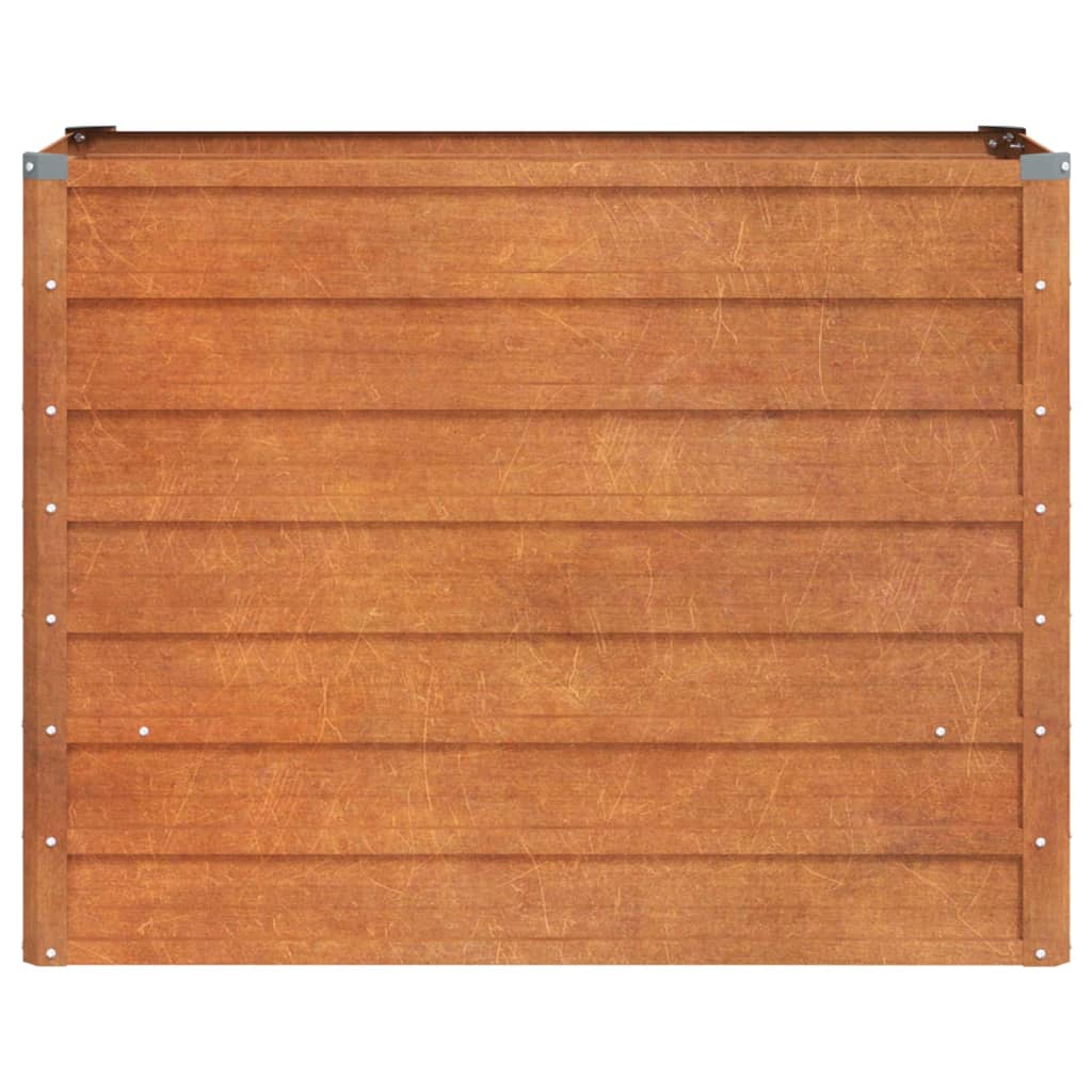 vidaXL Strat înălțat de grădină, ruginiu, 100x40x77 cm, oțel corten vidaXL Strat înălțat de grădină, ruginiu, 100x40x77 cm, oțel corten