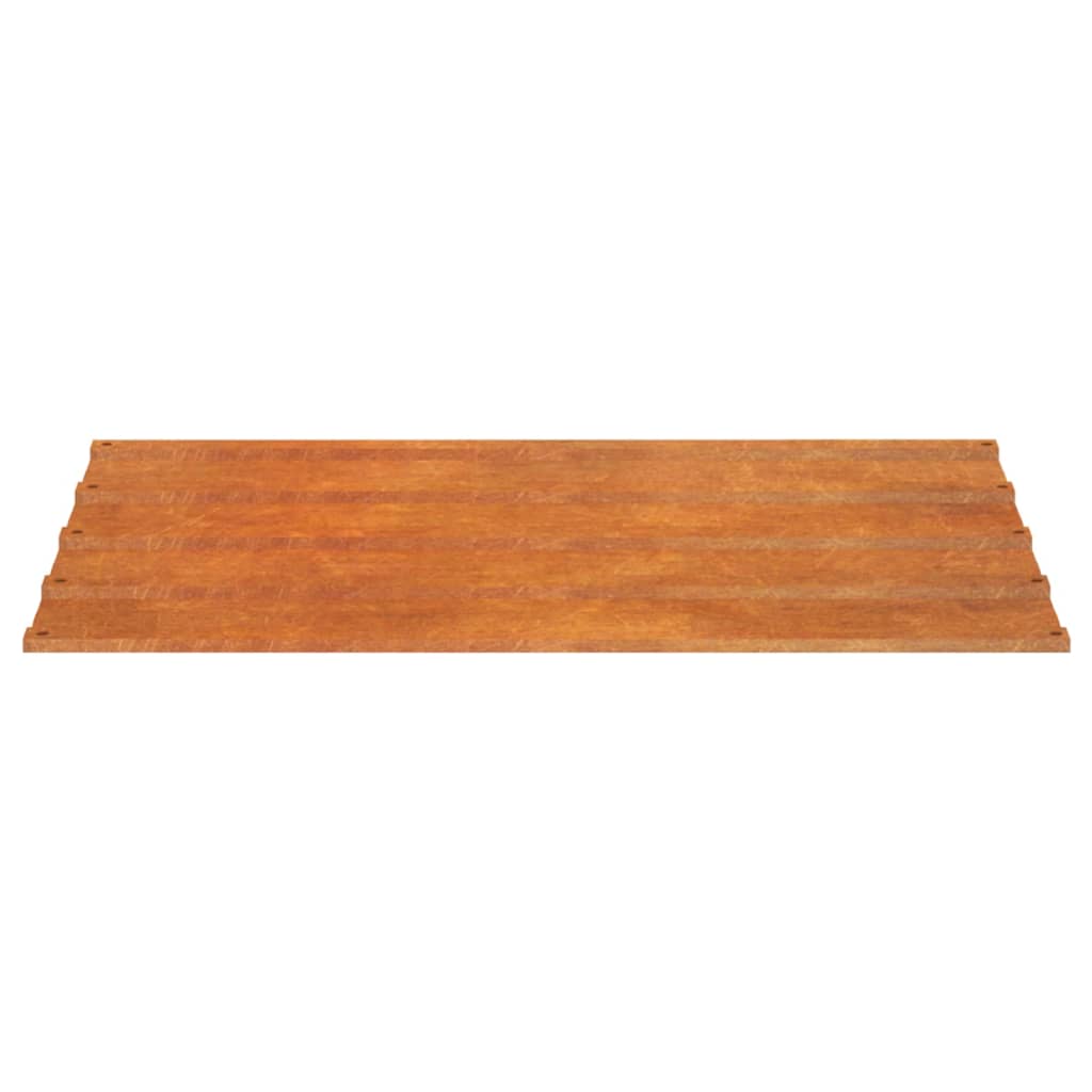 vidaXL Panouri de acoperiș, 36 buc., ruginiu, 60x44 cm, oțel corten vidaXL Panouri de acoperiș, 36 buc., ruginiu, 60x44 cm, oțel corten