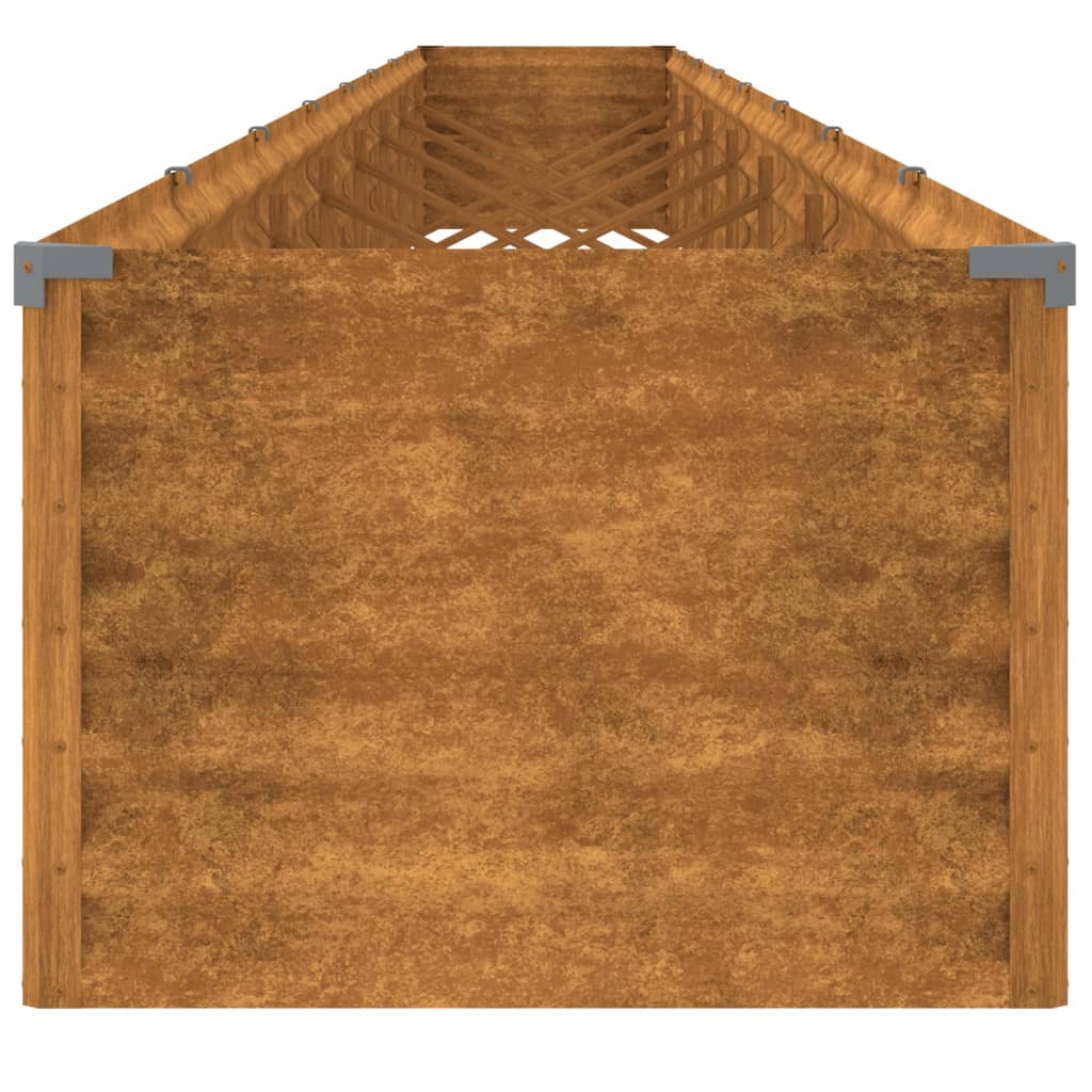 vidaXL Strat înălțat de grădină, 770x50x36 cm, oțel corten vidaXL Strat înălțat de grădină, 770x50x36 cm, oțel corten