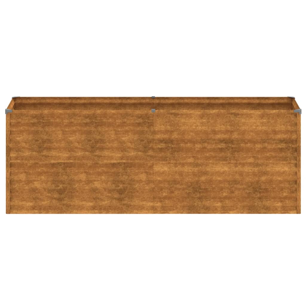 vidaXL Strat înălțat de grădină, 196x50x69 cm, oțel corten