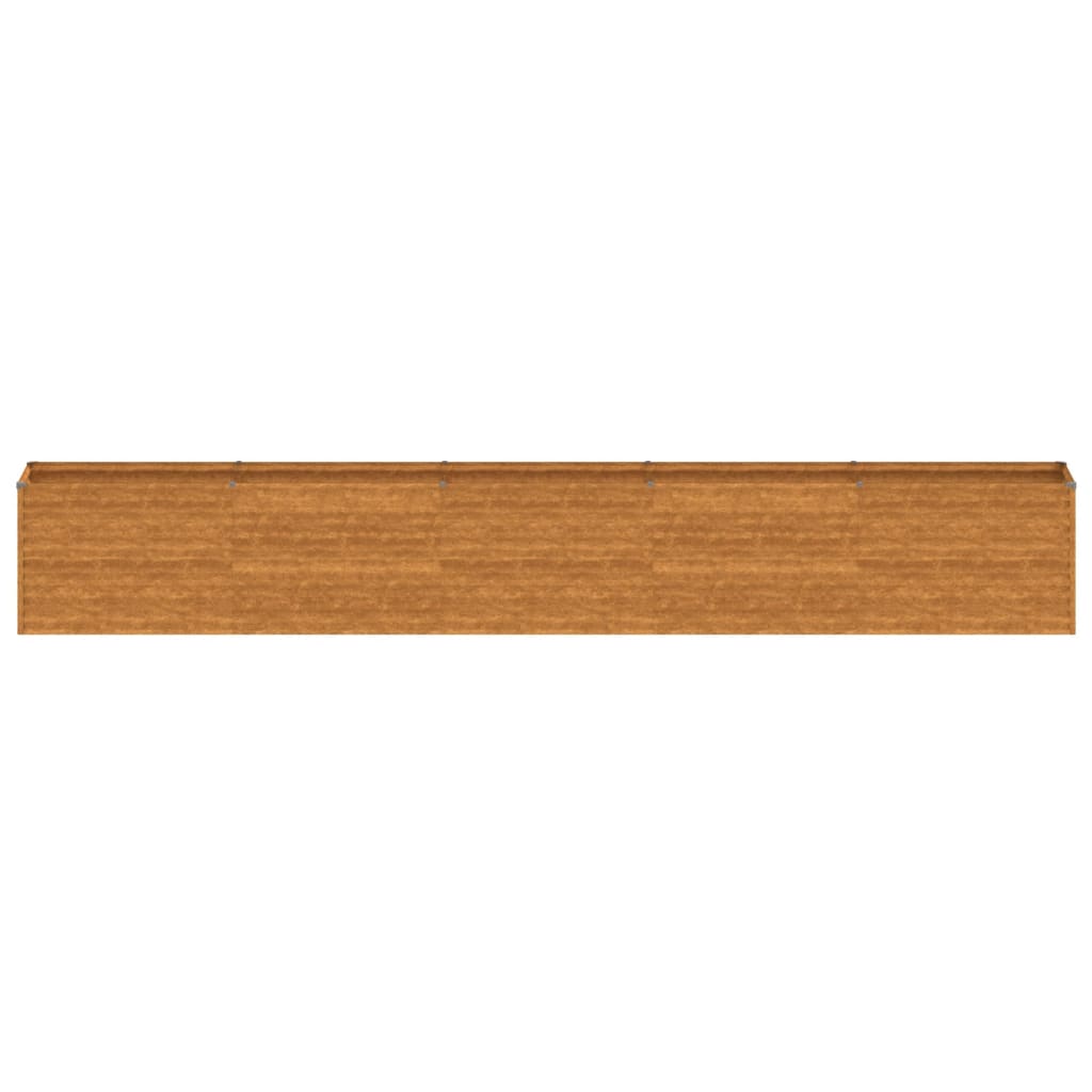 vidaXL Strat înălțat de grădină, 482x50x69 cm, oțel corten vidaXL Strat înălțat de grădină, 482x50x69 cm, oțel corten