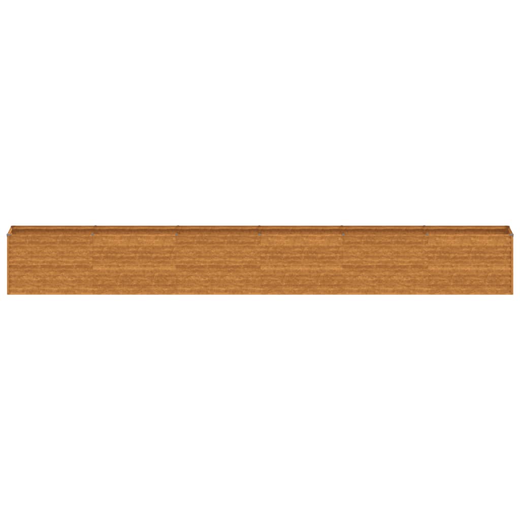 vidaXL Strat înălțat de grădină, 578x50x69 cm, oțel corten vidaXL Strat înălțat de grădină, 578x50x69 cm, oțel corten
