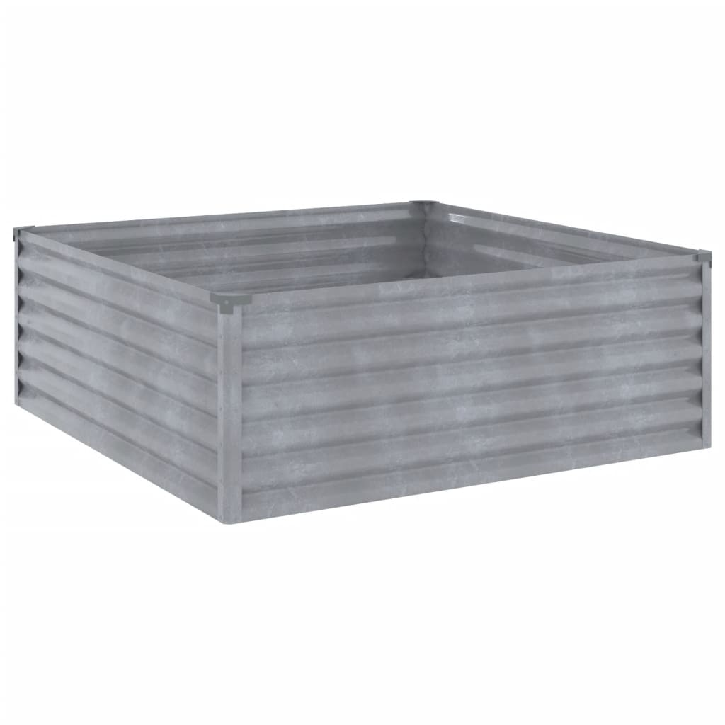 vidaXL Strat înălțat de grădină, 100x100x36 cm, oțel corten vidaXL Strat înălțat de grădină, 100x100x36 cm, oțel corten