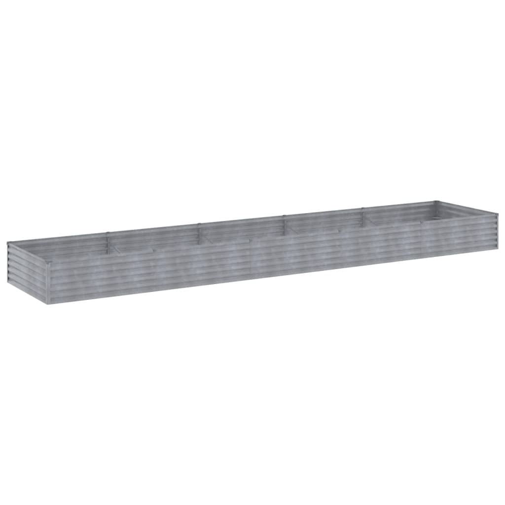 vidaXL Strat înălțat de grădină, 482x100x36 cm, oțel corten