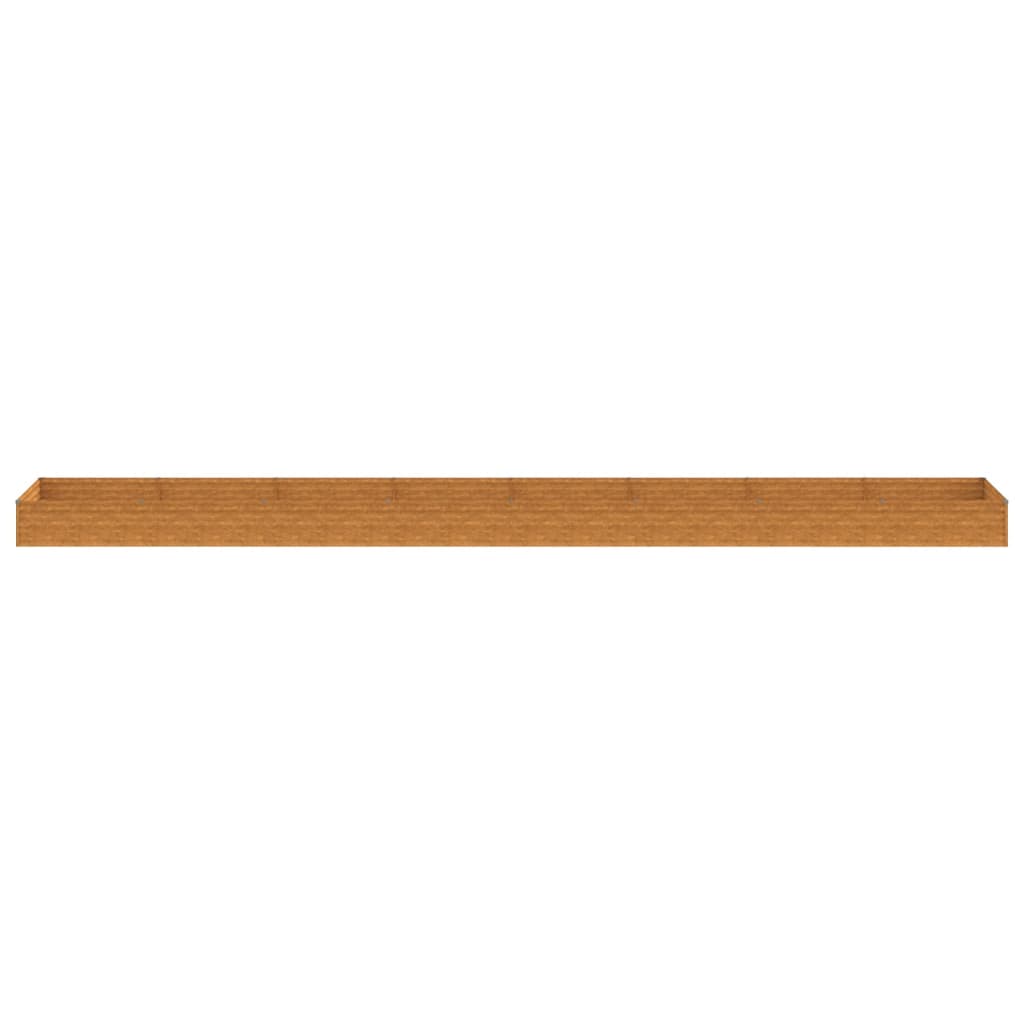 vidaXL Strat înălțat de grădină, 770x100x36 cm, oțel corten vidaXL Strat înălțat de grădină, 770x100x36 cm, oțel corten