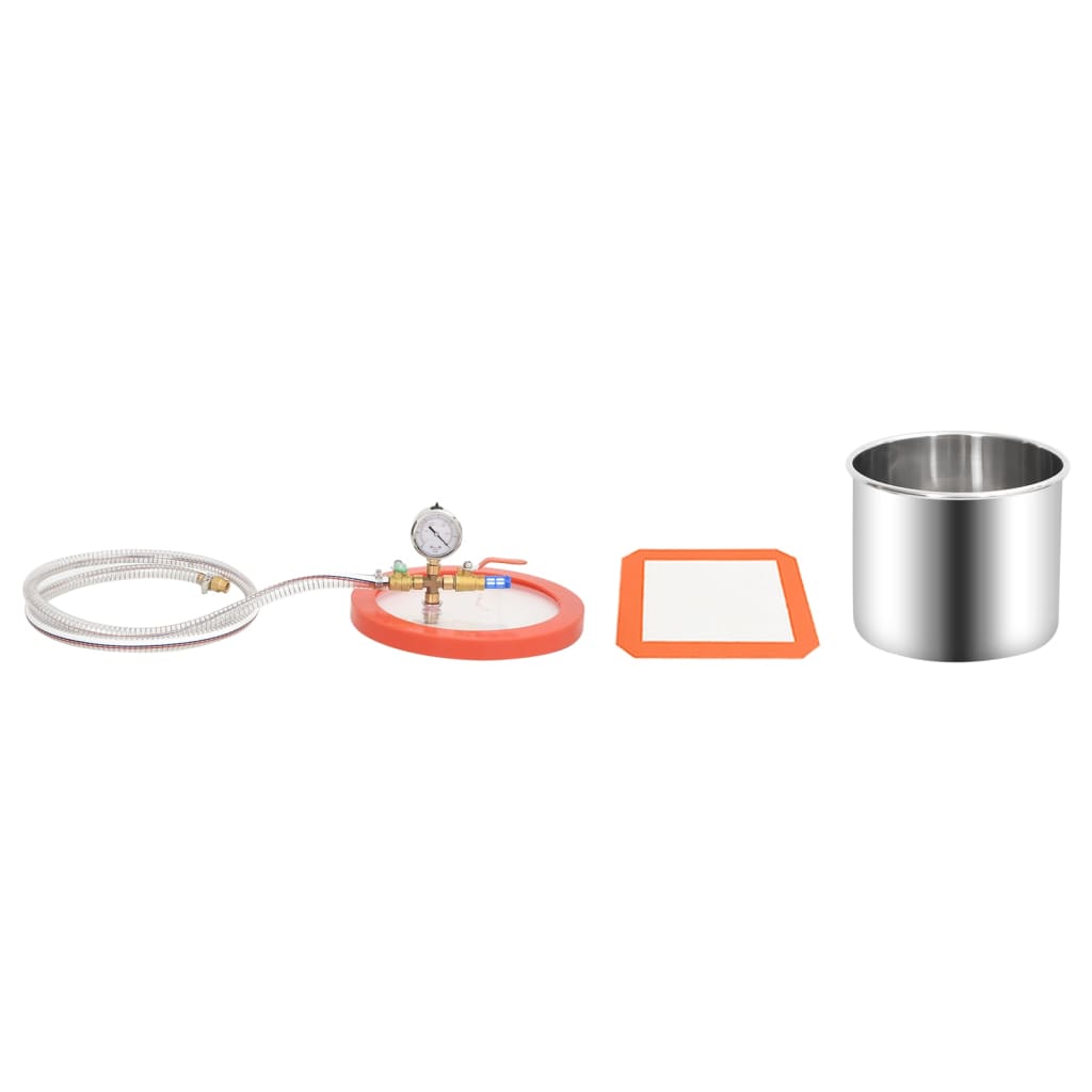 vidaXL Cameră de vid, 7,4 L, oțel inoxidabil vidaXL Cameră de vid, 7,4 L, oțel inoxidabil