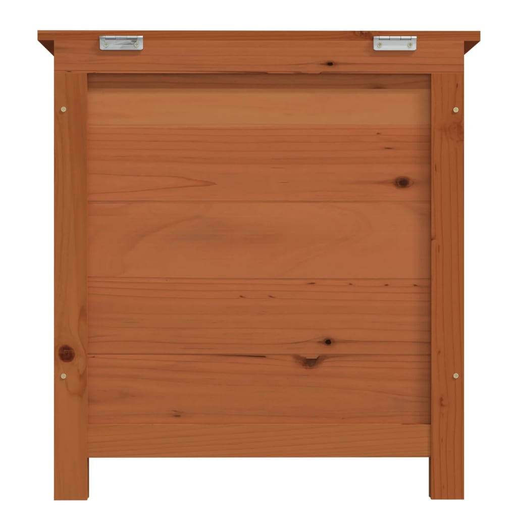 vidaXL Cutie de perne de exterior maro 50x50x56 cm lemn masiv brad vidaXL Cutie de perne de exterior maro 50x50x56 cm lemn masiv brad