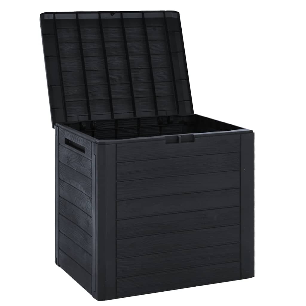 vidaXL Ladă depozitare de grădină antracit 58,5x46x55 cm polipropilenă vidaXL Ladă depozitare de grădină antracit 58,5x46x55 cm polipropilenă