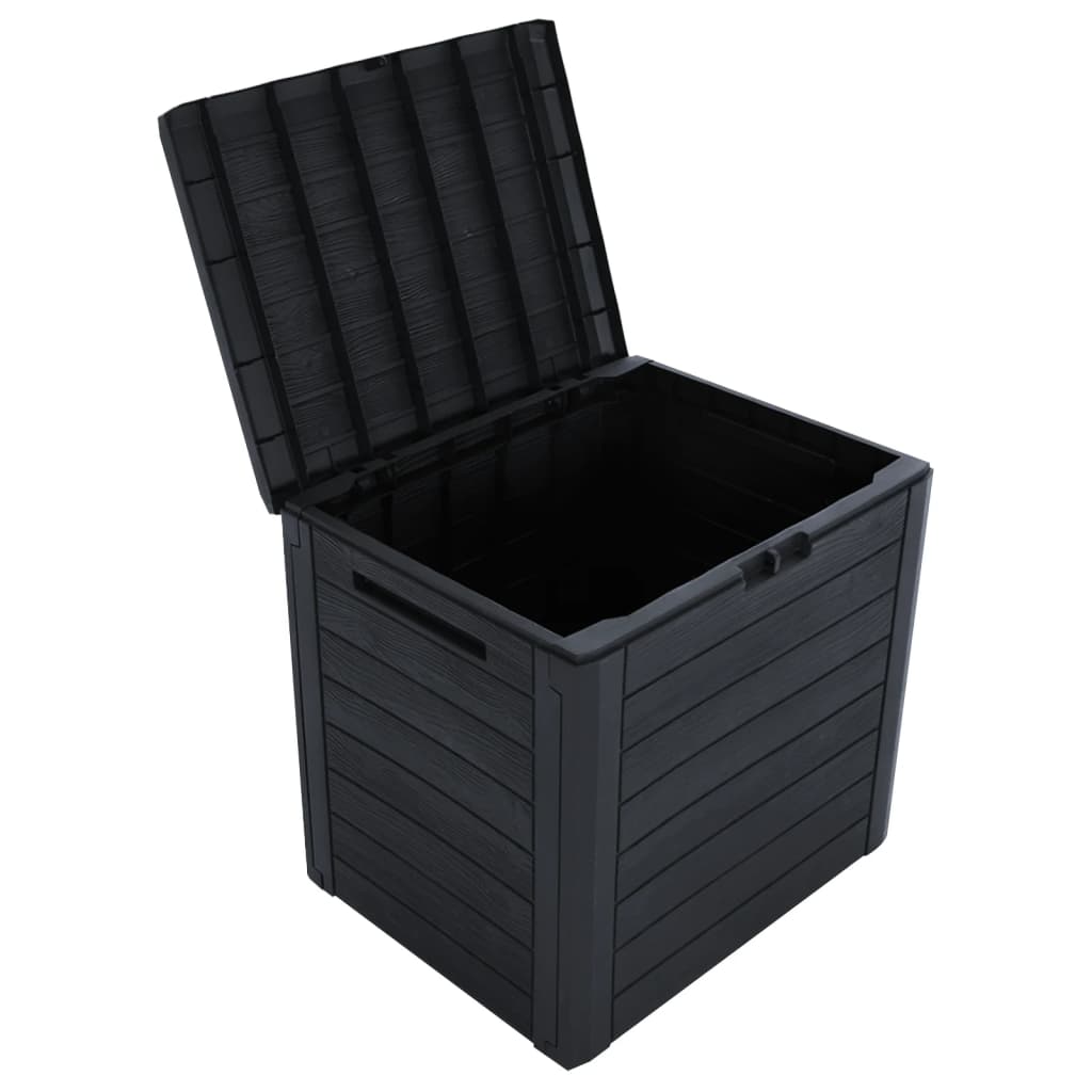 vidaXL Ladă depozitare de grădină antracit 58,5x46x55 cm polipropilenă vidaXL Ladă depozitare de grădină antracit 58,5x46x55 cm polipropilenă