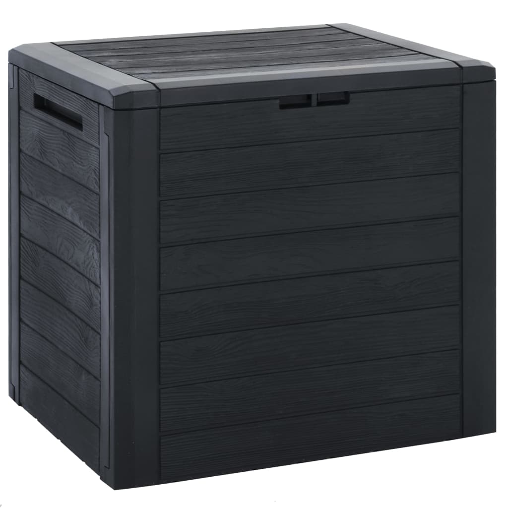 vidaXL Ladă depozitare de grădină antracit 58,5x46x55 cm polipropilenă vidaXL Ladă depozitare de grădină antracit 58,5x46x55 cm polipropilenă