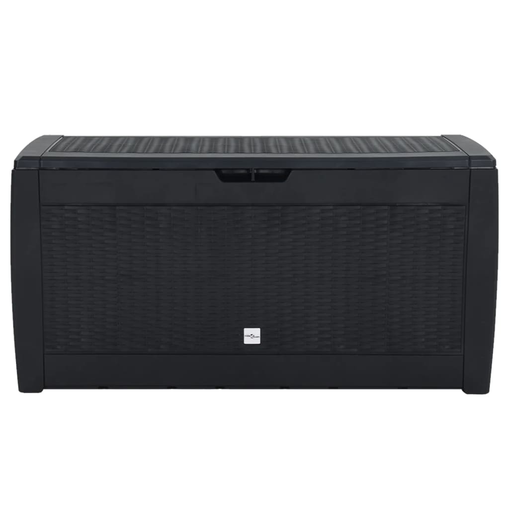 vidaXL Ladă depozitare de grădină antracit 119x48x60 cm polipropilenă vidaXL Ladă depozitare de grădină antracit 119x48x60 cm polipropilenă