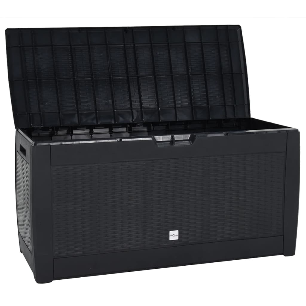 vidaXL Ladă depozitare de grădină antracit 119x48x60 cm polipropilenă vidaXL Ladă depozitare de grădină antracit 119x48x60 cm polipropilenă