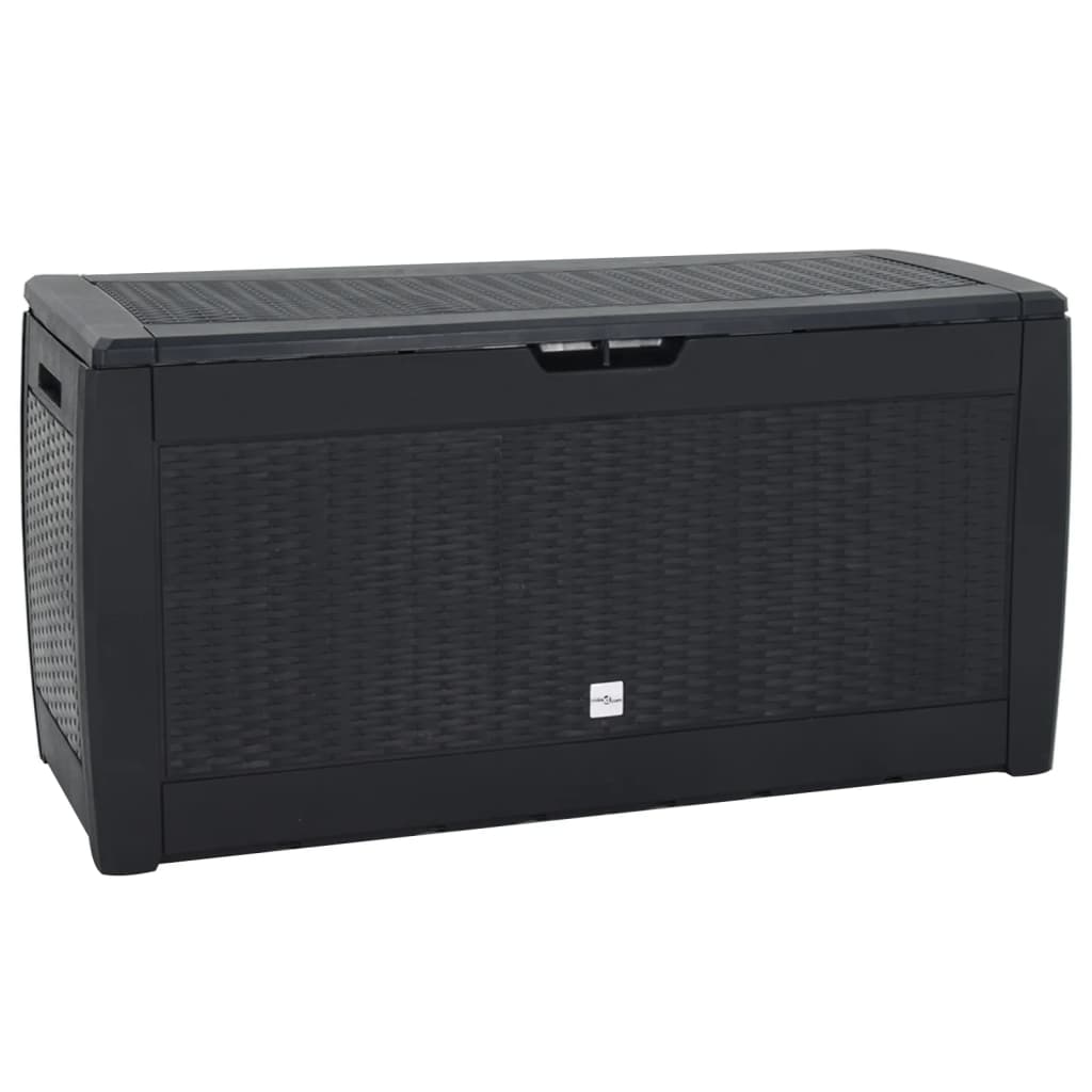 vidaXL Ladă depozitare de grădină antracit 119x48x60 cm polipropilenă vidaXL Ladă depozitare de grădină antracit 119x48x60 cm polipropilenă