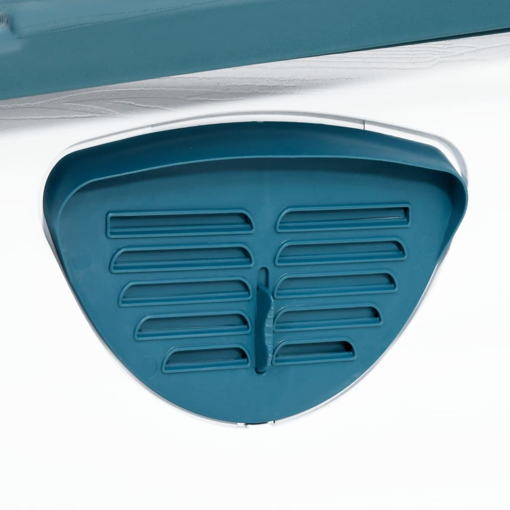 vidaXL Cușcă de câini, albastru, 90,5x68x66 cm, polipropilenă