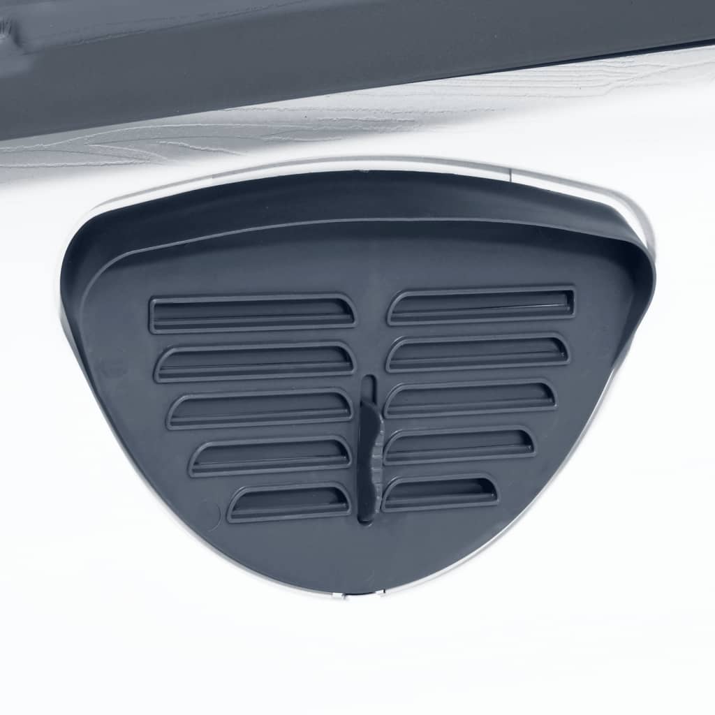 vidaXL Cușcă pentru câini gri 90,5x68x66 cm polipropilenă