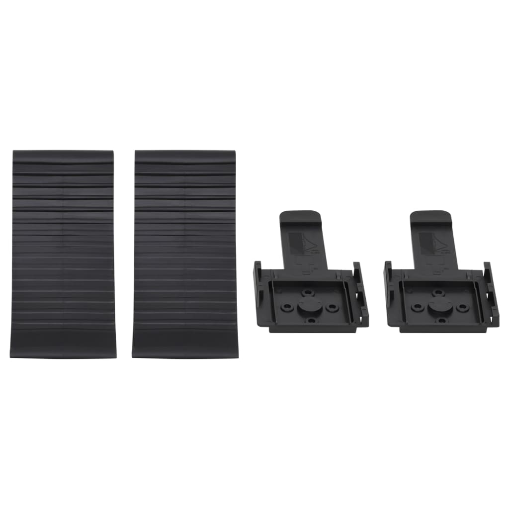 vidaXL Pană pentru roată, 2 buc., 25x10x11,5 cm, plastic vidaXL Pană pentru roată, 2 buc., 25x10x11,5 cm, plastic