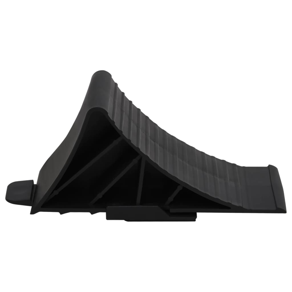 vidaXL Pană pentru roată, 2 buc., 25x10x11,5 cm, plastic vidaXL Pană pentru roată, 2 buc., 25x10x11,5 cm, plastic