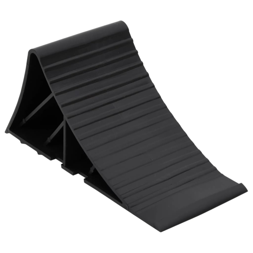 vidaXL Pană pentru roată, 2 buc., 25x10x11,5 cm, plastic vidaXL Pană pentru roată, 2 buc., 25x10x11,5 cm, plastic