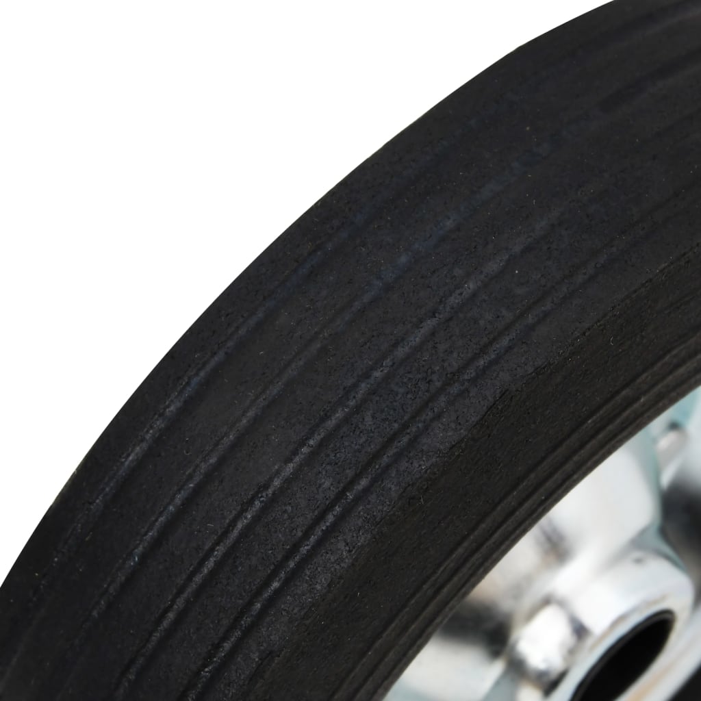 vidaXL Roată pentru jockey, Ø20x5 cm, cauciuc masiv și oțel vidaXL Roată pentru jockey, Ø20x5 cm, cauciuc masiv și oțel
