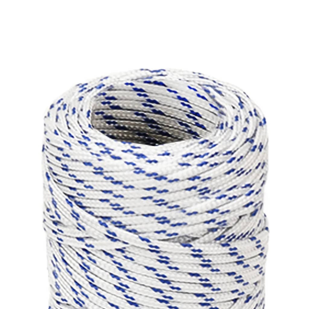 vidaXL Frânghie de barcă, alb, 2 mm, 25 m, polipropilenă vidaXL Frânghie de barcă, alb, 2 mm, 25 m, polipropilenă