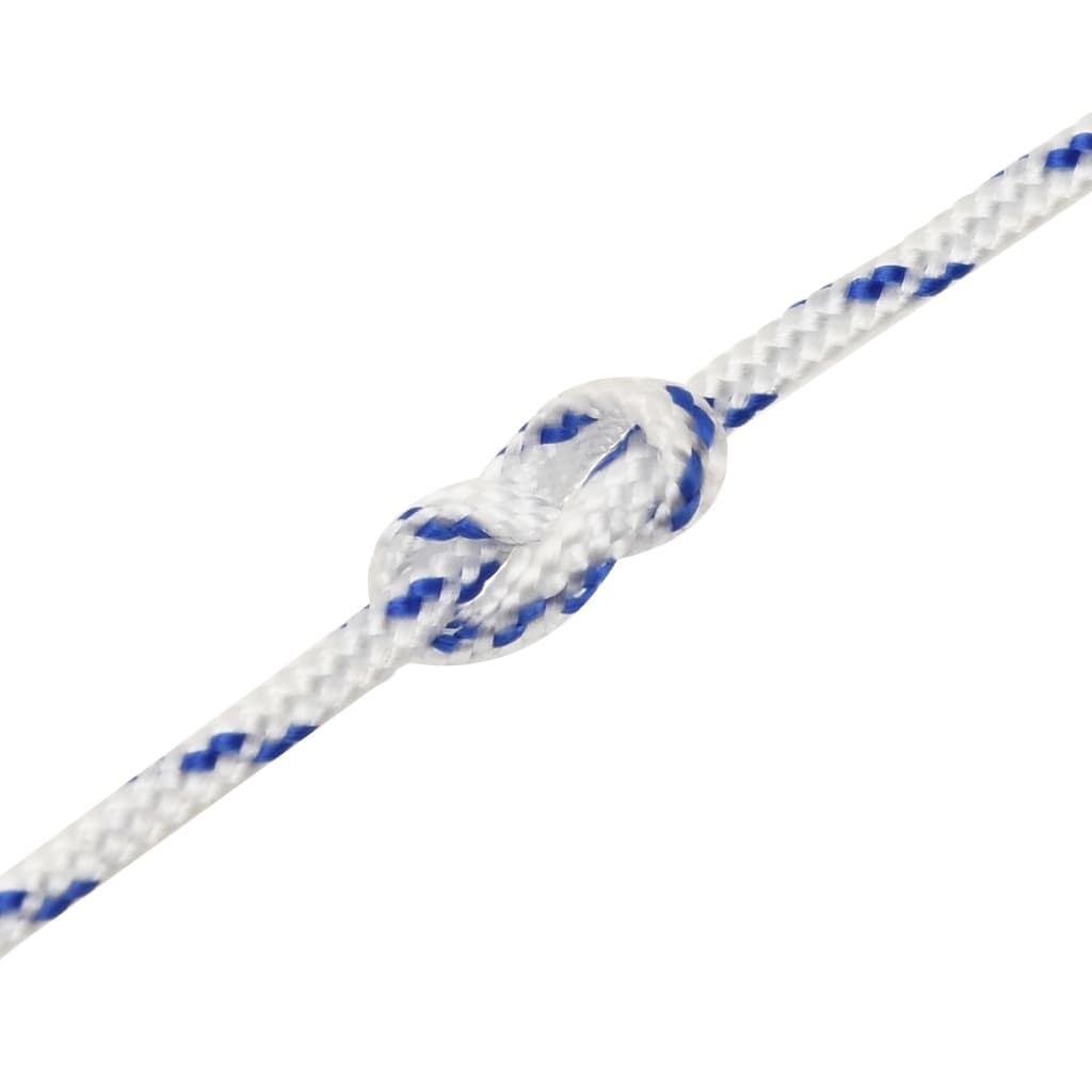 vidaXL Frânghie de barcă, alb, 2 mm, 50 m, polipropilenă vidaXL Frânghie de barcă, alb, 2 mm, 50 m, polipropilenă