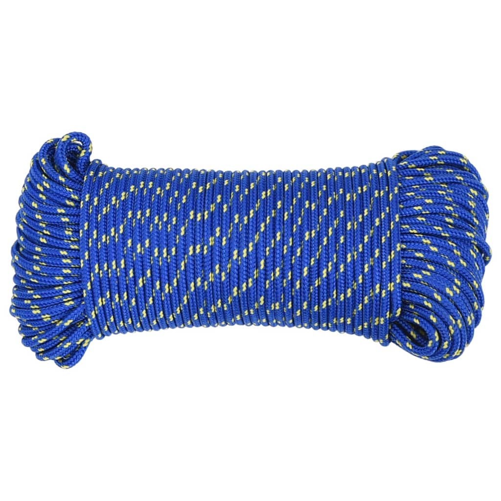 vidaXL Frânghie de barcă, albastru, 3 mm, 500 m, polipropilenă vidaXL Frânghie de barcă, albastru, 3 mm, 500 m, polipropilenă