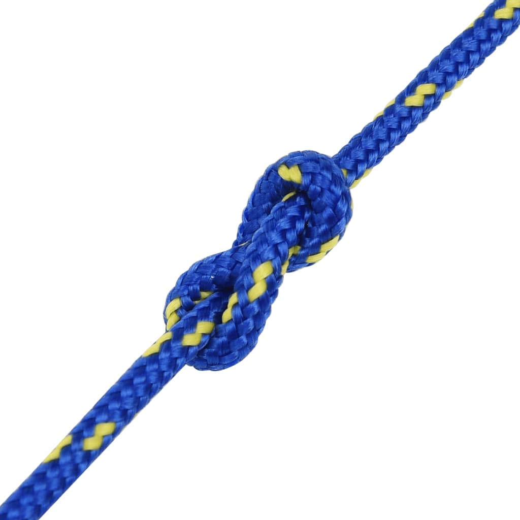 vidaXL Frânghie de barcă, albastru, 5 mm, 25 m, polipropilenă vidaXL Frânghie de barcă, albastru, 5 mm, 25 m, polipropilenă