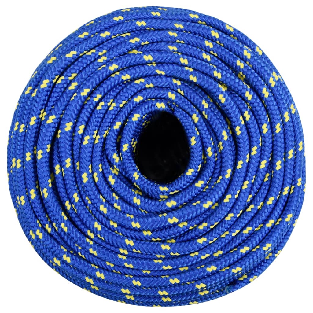 vidaXL Frânghie de barcă, albastru, 6 mm, 25 m, polipropilenă vidaXL Frânghie de barcă, albastru, 6 mm, 25 m, polipropilenă