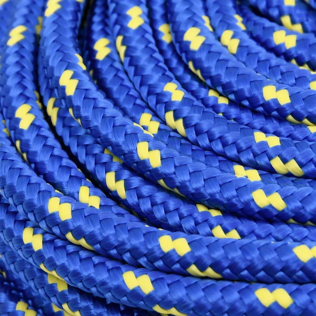 vidaXL Frânghie de barcă, albastru, 8 mm, 25 m, polipropilenă vidaXL Frânghie de barcă, albastru, 8 mm, 25 m, polipropilenă
