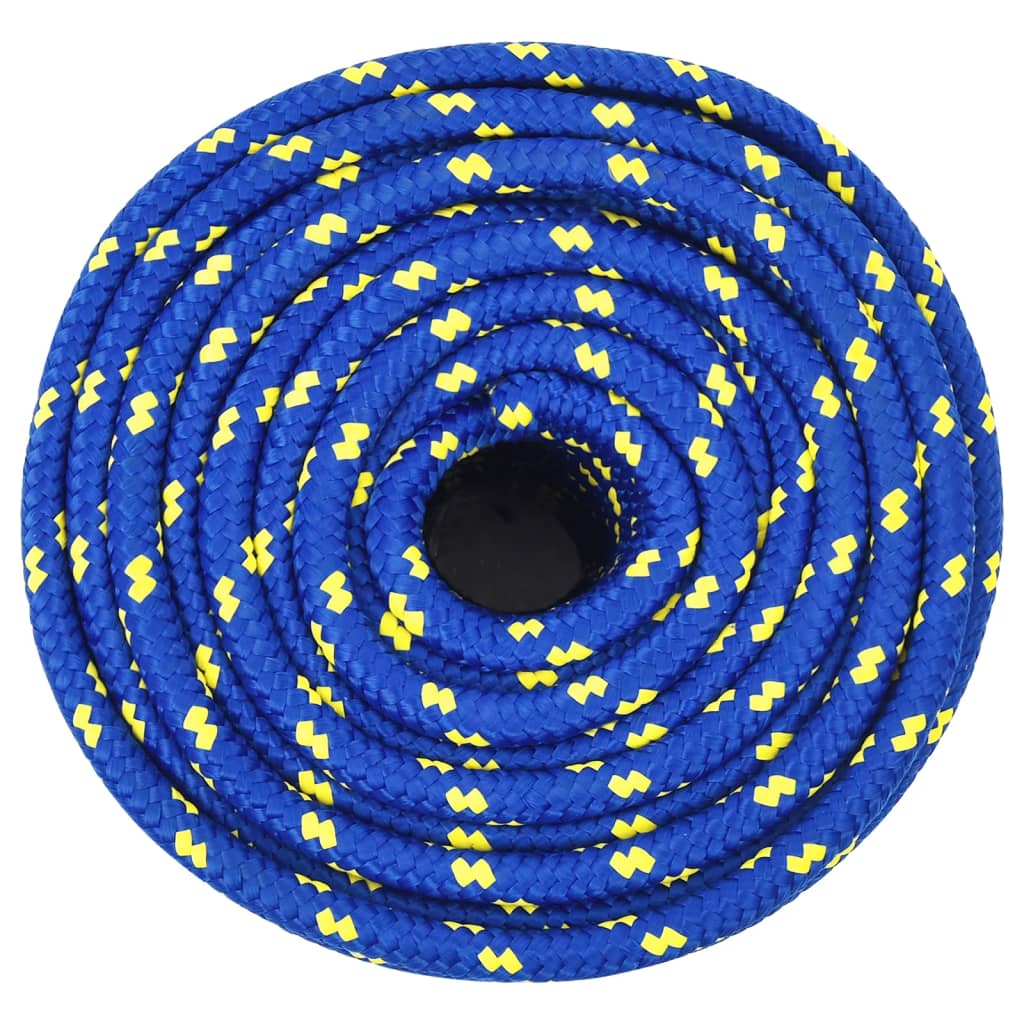 vidaXL Frânghie de barcă, albastru, 12 mm, 25 m, polipropilenă