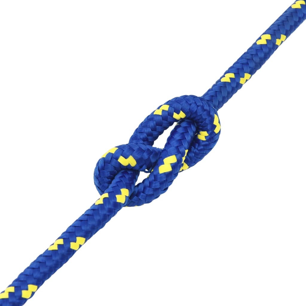 vidaXL Frânghie de barcă, albastru, 12 mm, 25 m, polipropilenă