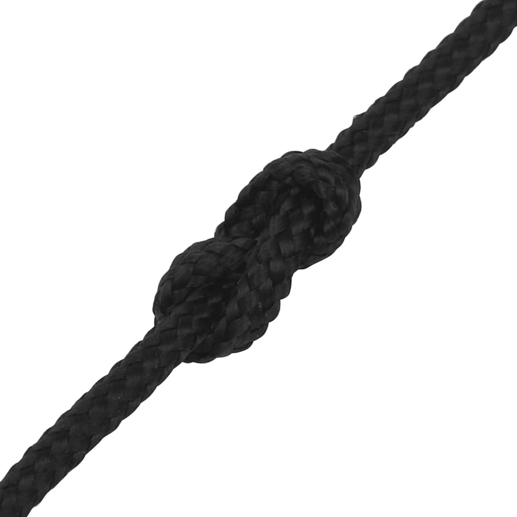 vidaXL Frânghie de barcă, negru complet, 2 mm, 500 m, polipropilenă vidaXL Frânghie de barcă, negru complet, 2 mm, 500 m, polipropilenă