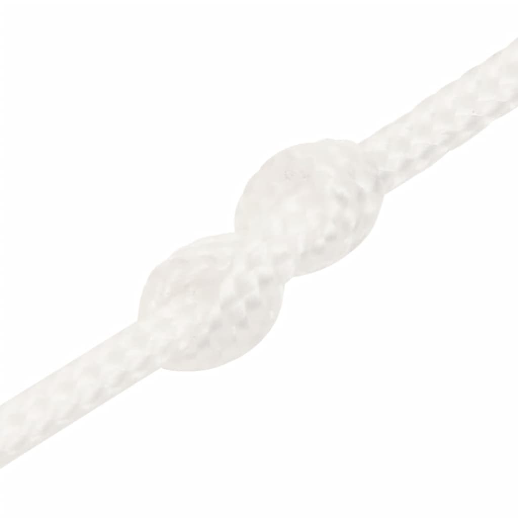 vidaXL Frânghie de barcă, alb complet, 2 mm, 25 m, polipropilenă vidaXL Frânghie de barcă, alb complet, 2 mm, 25 m, polipropilenă