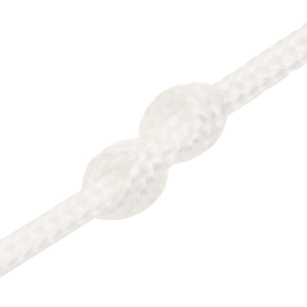 vidaXL Frânghie de barcă, alb complet, 2 mm, 250 m, polipropilenă vidaXL Frânghie de barcă, alb complet, 2 mm, 250 m, polipropilenă