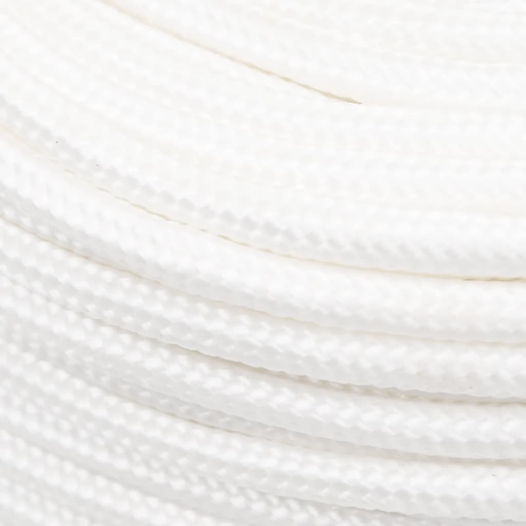 vidaXL Frânghie de barcă, alb complet, 10 mm, 250 m, polipropilenă vidaXL Frânghie de barcă, alb complet, 10 mm, 250 m, polipropilenă