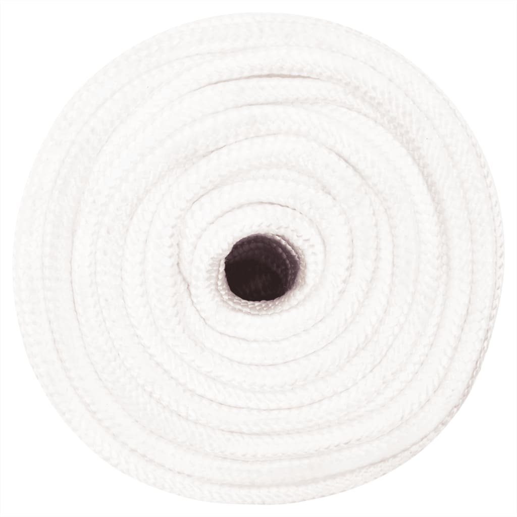 vidaXL Frânghie de barcă, alb complet, 12 mm, 250 m, polipropilenă vidaXL Frânghie de barcă, alb complet, 12 mm, 250 m, polipropilenă