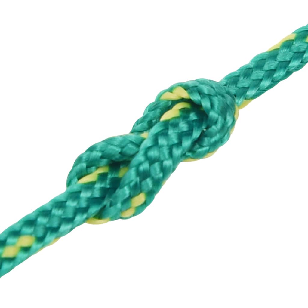 vidaXL Frânghie de barcă, verde, 2 mm, 25 m, polipropilenă