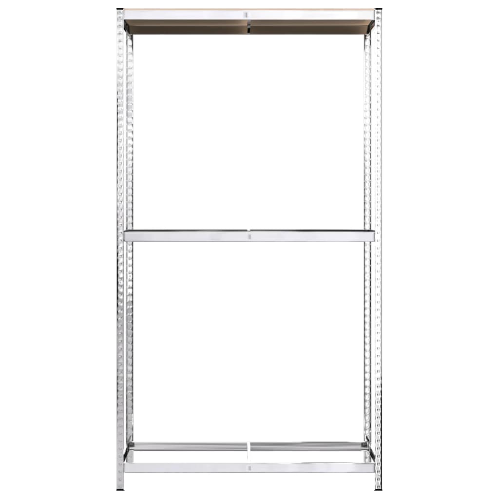 vidaXL Raft pentru anvelope cu 2 niveluri argintiu 110x40x180 cm oțel vidaXL Raft pentru anvelope cu 2 niveluri argintiu 110x40x180 cm oțel