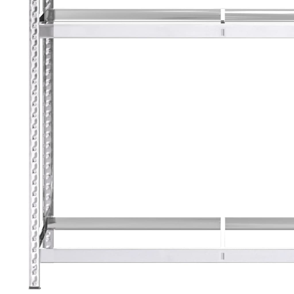 vidaXL Raft pentru anvelope cu 2 niveluri argintiu 110x40x180 cm oțel vidaXL Raft pentru anvelope cu 2 niveluri argintiu 110x40x180 cm oțel