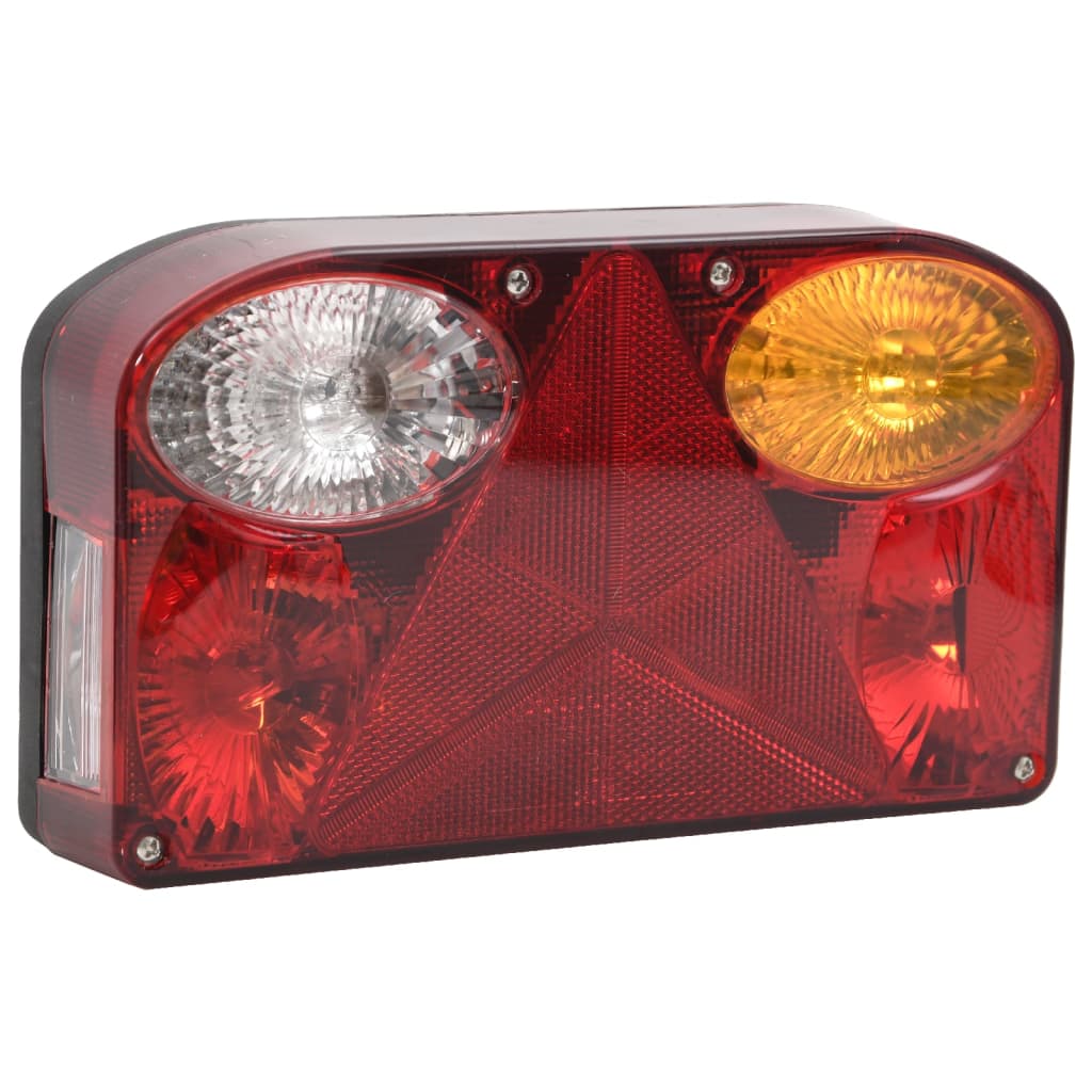 vidaXL Lumini pentru remorcă 2 buc. bec clasic 12 V roșu 23x6x13 cm vidaXL Lumini pentru remorcă 2 buc. bec clasic 12 V roșu 23x6x13 cm