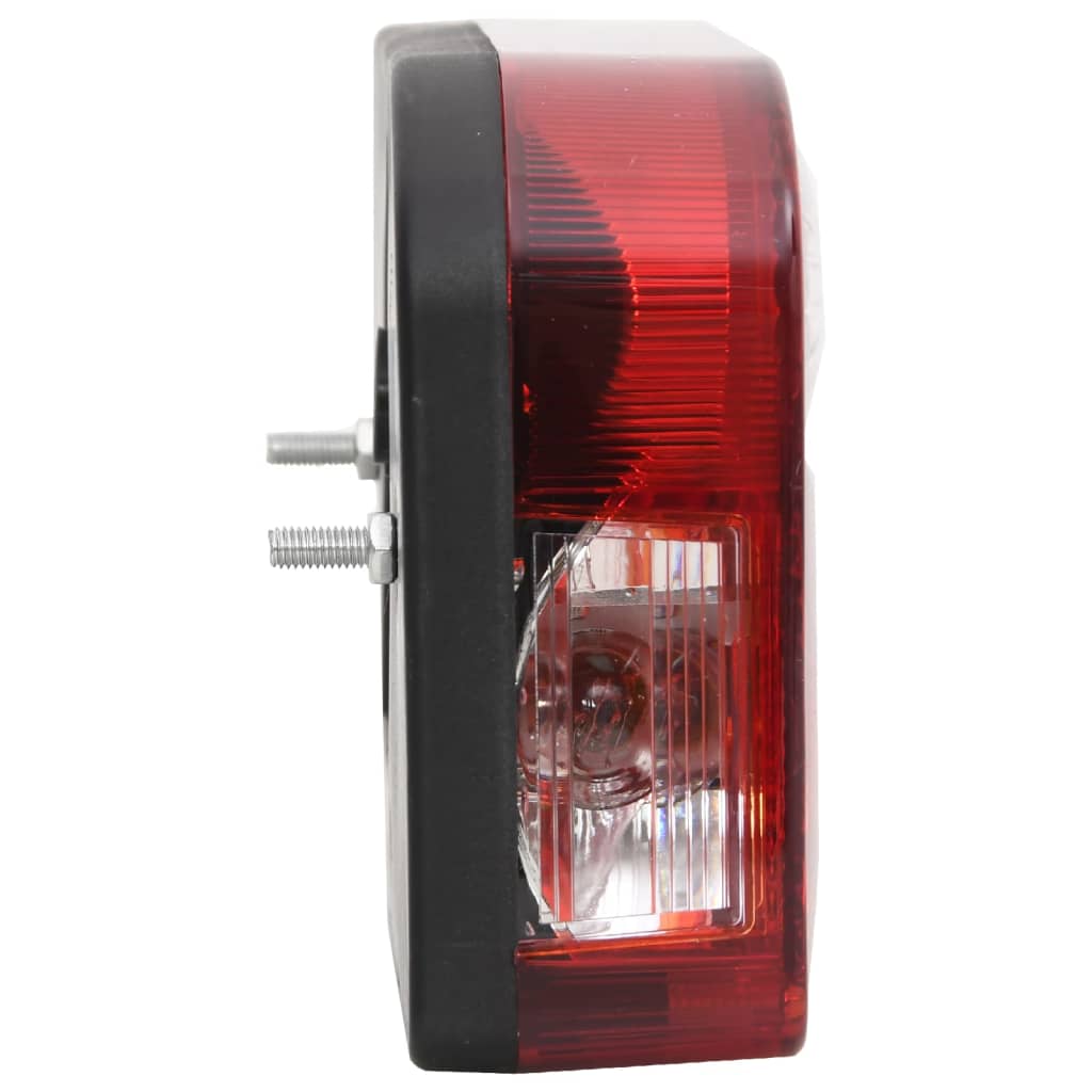 vidaXL Lumini pentru remorcă 2 buc. bec clasic 12 V roșu 23x6x13 cm vidaXL Lumini pentru remorcă 2 buc. bec clasic 12 V roșu 23x6x13 cm
