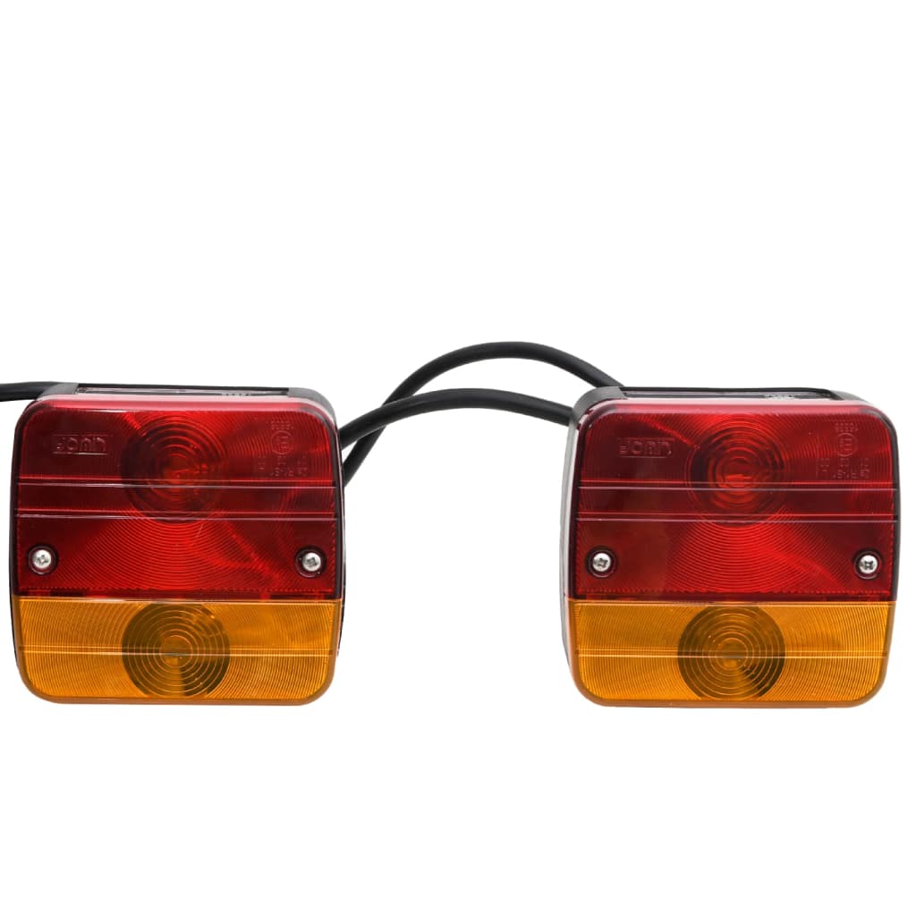 vidaXL Lumini pentru remorcă 2 buc bec clasic 12 V roșu 10,5x7,5x10 cm vidaXL Lumini pentru remorcă 2 buc bec clasic 12 V roșu 10,5x7,5x10 cm