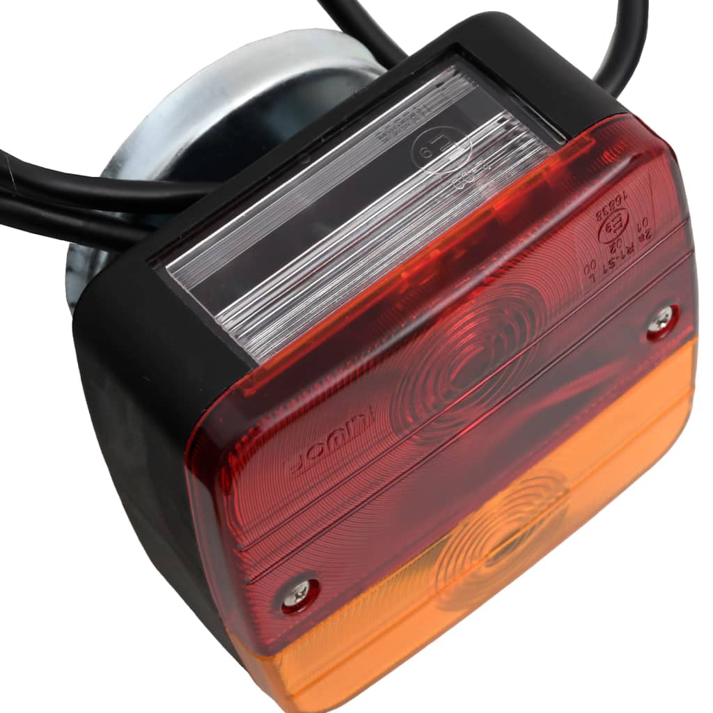 vidaXL Lumini pentru remorcă 2 buc bec clasic 12 V roșu 10,5x7,5x10 cm vidaXL Lumini pentru remorcă 2 buc bec clasic 12 V roșu 10,5x7,5x10 cm
