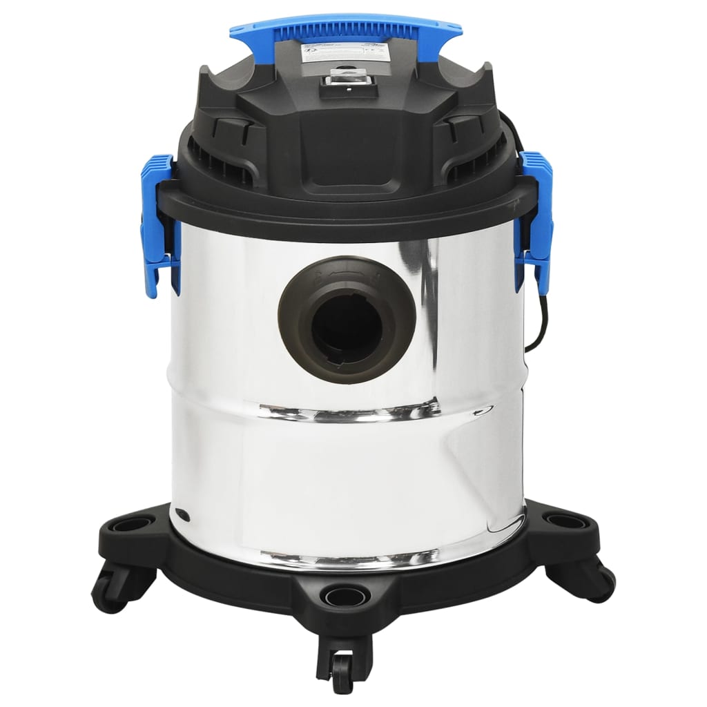 vidaXL Aspirator cu aspirare umedă și uscată, argintiu, 20 L, 1200 W vidaXL Aspirator cu aspirare umedă și uscată, argintiu, 20 L, 1200 W