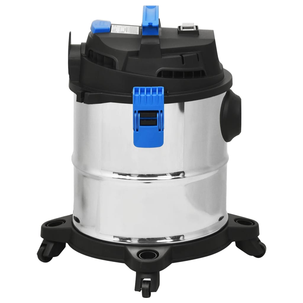vidaXL Aspirator cu aspirare umedă și uscată, argintiu, 20 L, 1200 W vidaXL Aspirator cu aspirare umedă și uscată, argintiu, 20 L, 1200 W