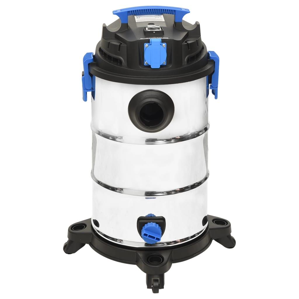 vidaXL Aspirator cu aspirare umedă și uscată, 1200 W, argintiu, 30 L vidaXL Aspirator cu aspirare umedă și uscată, 1200 W, argintiu, 30 L