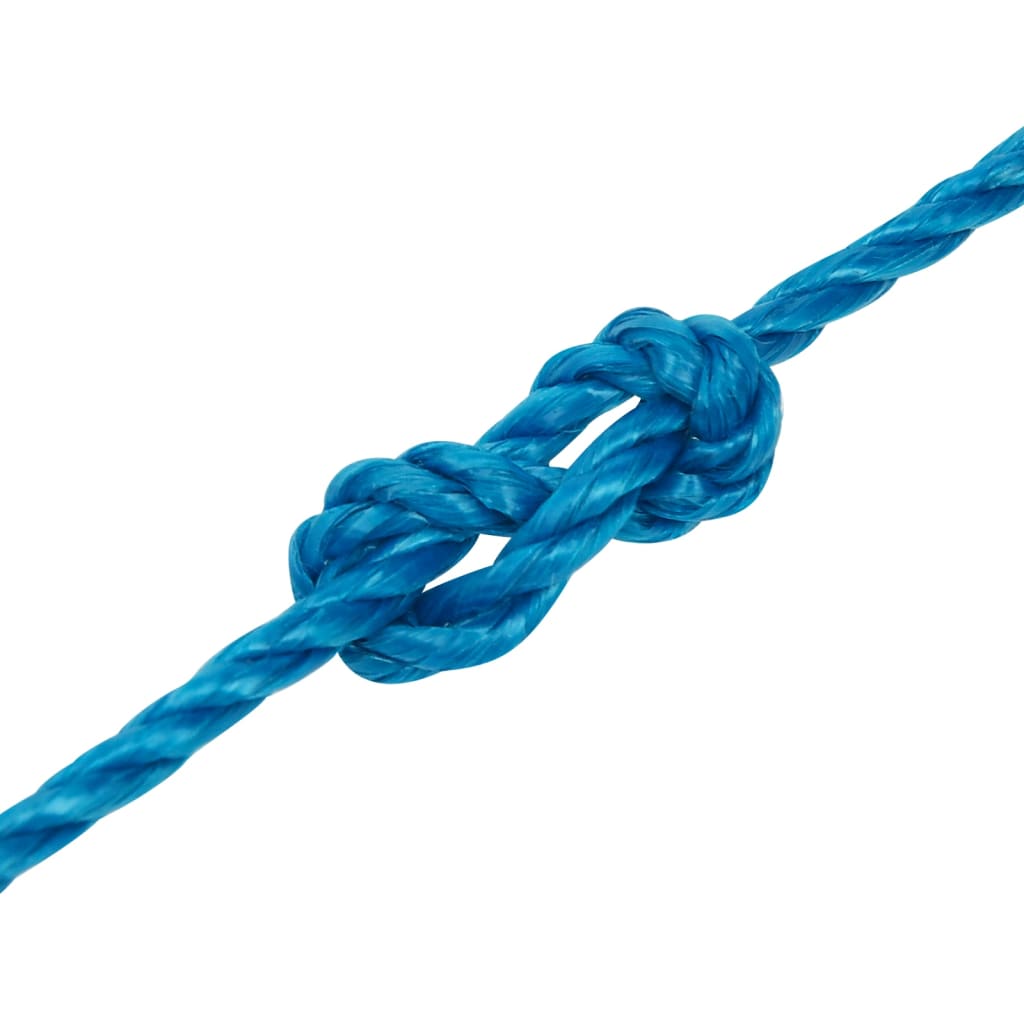 vidaXL Frânghie de lucru, albastru, 3 mm, 500 m, polipropilenă
