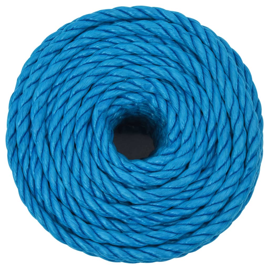 vidaXL Frânghie de lucru, albastru, 12 mm, 50 m, polipropilenă